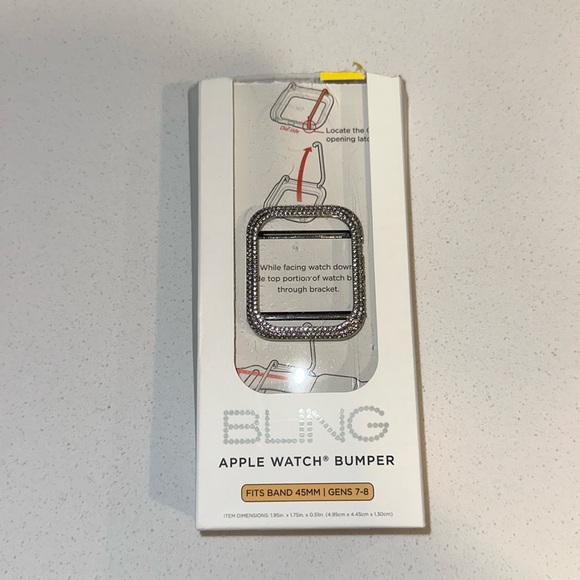 Bling Apple Watch bumper fits 44MM Gen 7-8 💎 - Picture 1 of 4